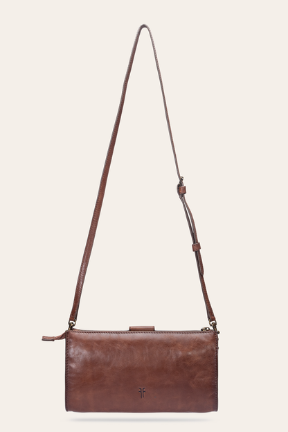 Alex Cognac Crossbody Clutch Cognac - Frye