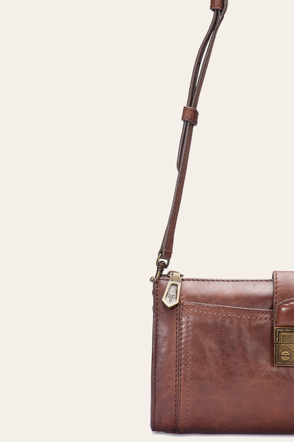 Alex Cognac Crossbody Clutch Cognac - Frye