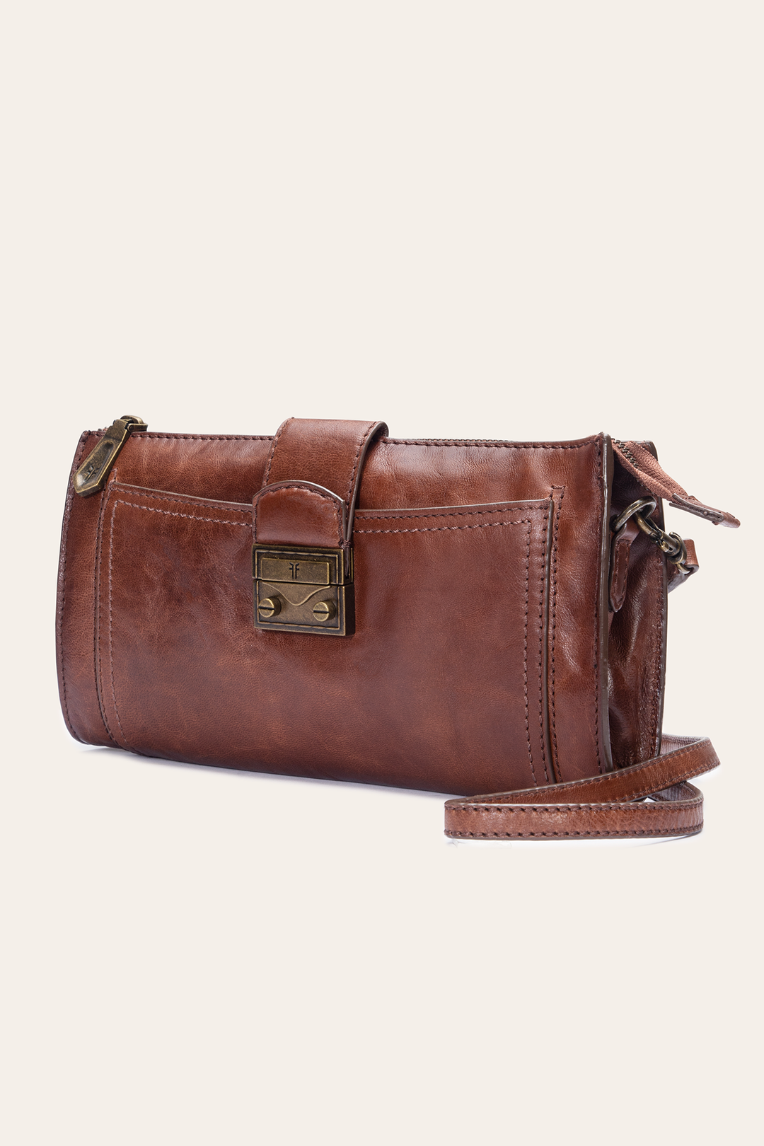 Alex Cognac Crossbody Clutch Cognac - Frye