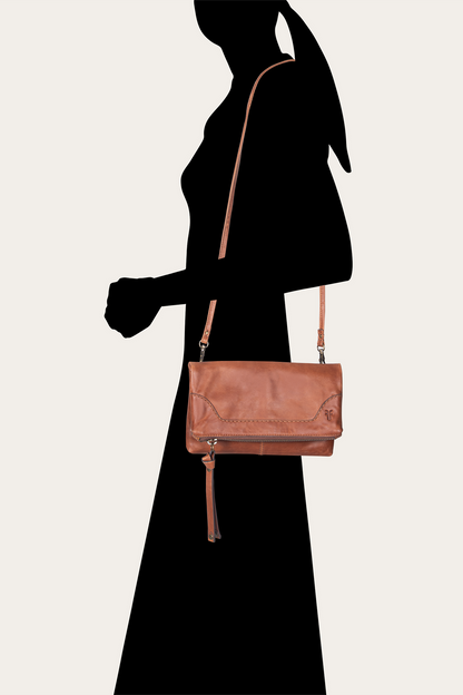 Melissa Cognac Crossbody Clutch Cognac - Frye