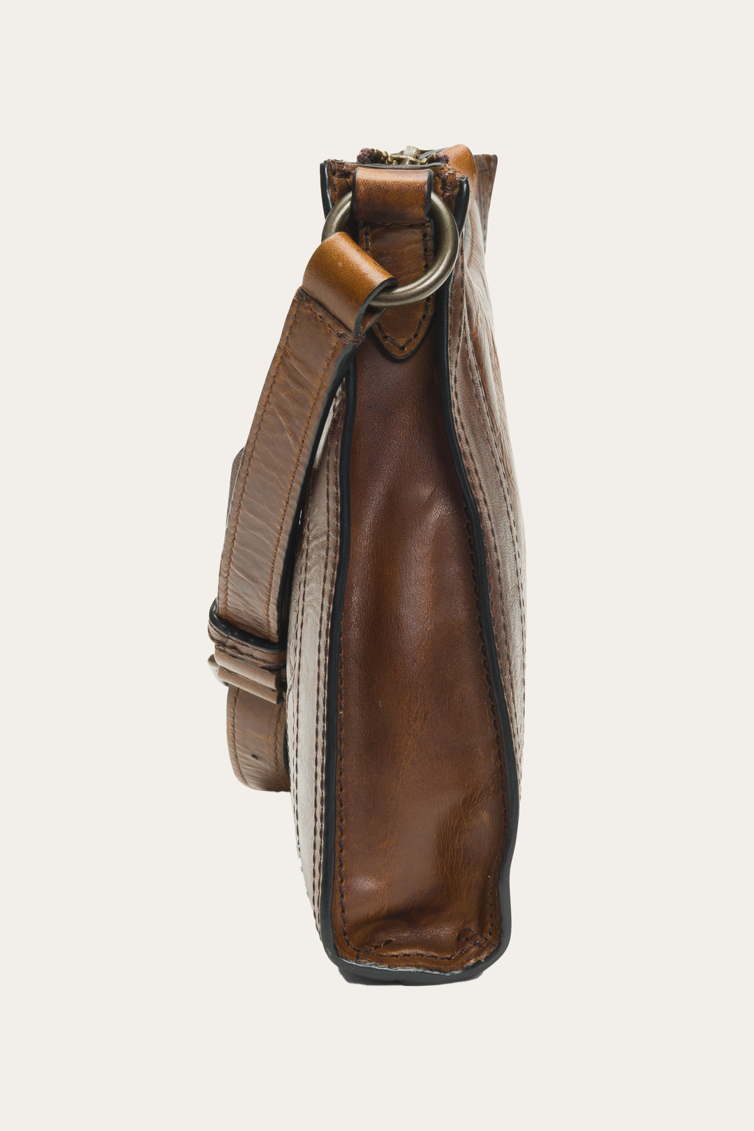 Melissa Zip Crossbody in Dark Brown Dark Brown - Frye