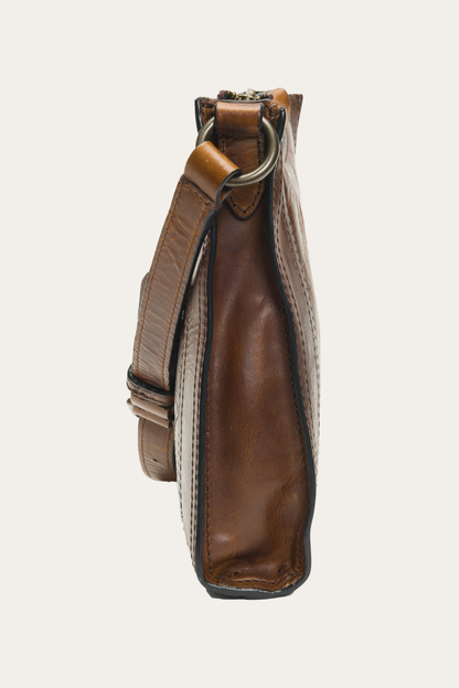 Melissa Zip Crossbody in Dark Brown Dark Brown - Frye