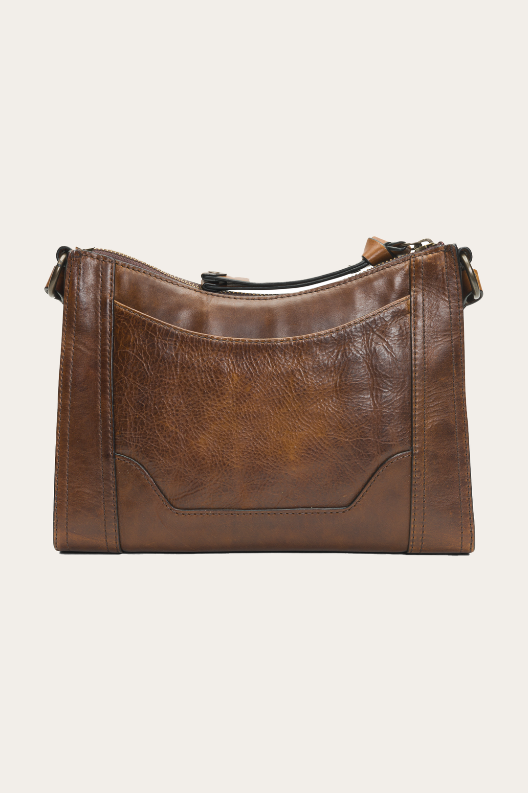 Melissa Zip Crossbody in Dark Brown Dark Brown - Frye
