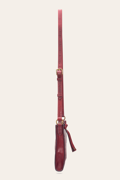 Berry Lacquer Melissa Zip Crossbody Berry Lacquer - Frye
