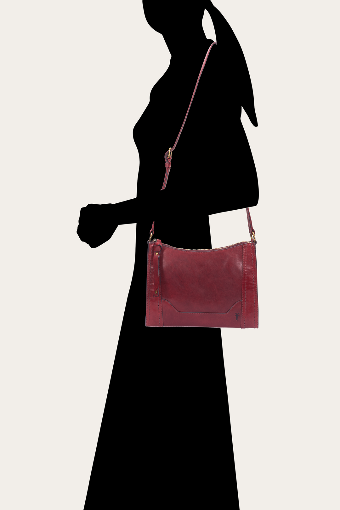 Berry Lacquer Melissa Zip Crossbody Berry Lacquer - Frye