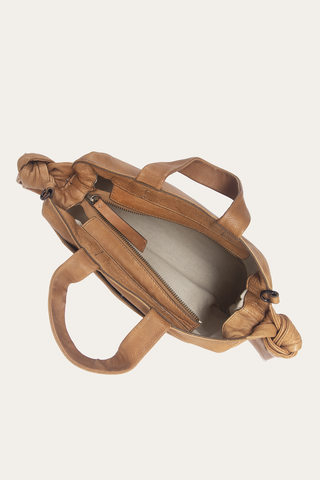 Beige Nora Knotted Satchel Beige - Frye