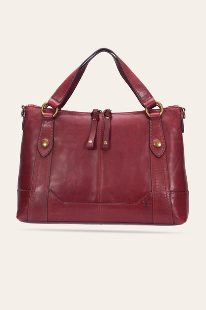 Berry Lacquer Melissa Medium Satchel Berry Lacquer - Frye