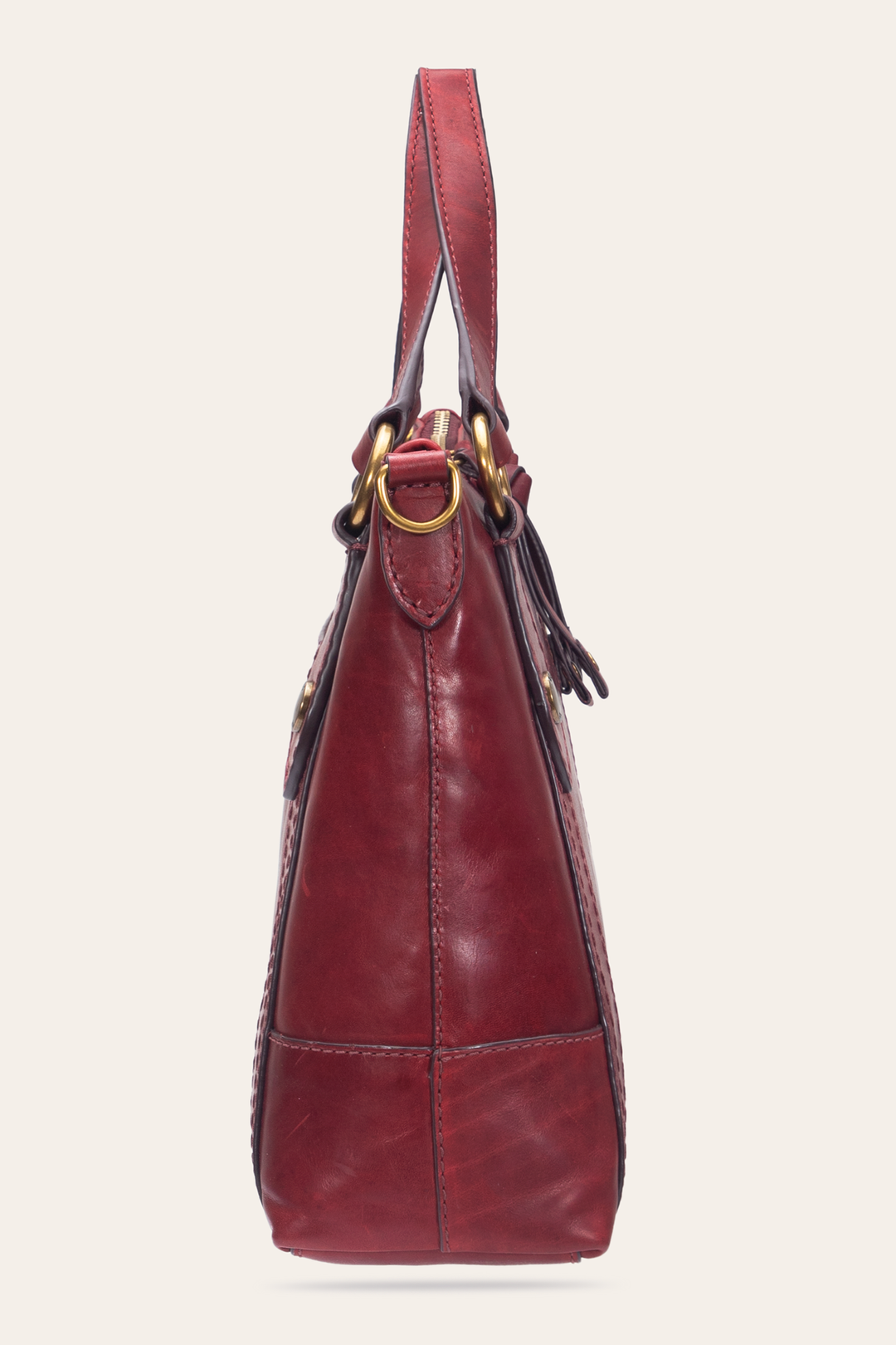 Berry Lacquer Melissa Medium Satchel Berry Lacquer - Frye