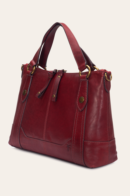 Berry Lacquer Melissa Medium Satchel Berry Lacquer - Frye