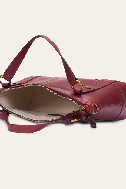 Berry Lacquer Melissa Medium Satchel Berry Lacquer - Frye