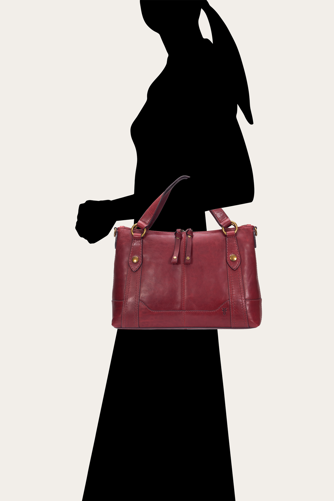 Berry Lacquer Melissa Medium Satchel Berry Lacquer - Frye