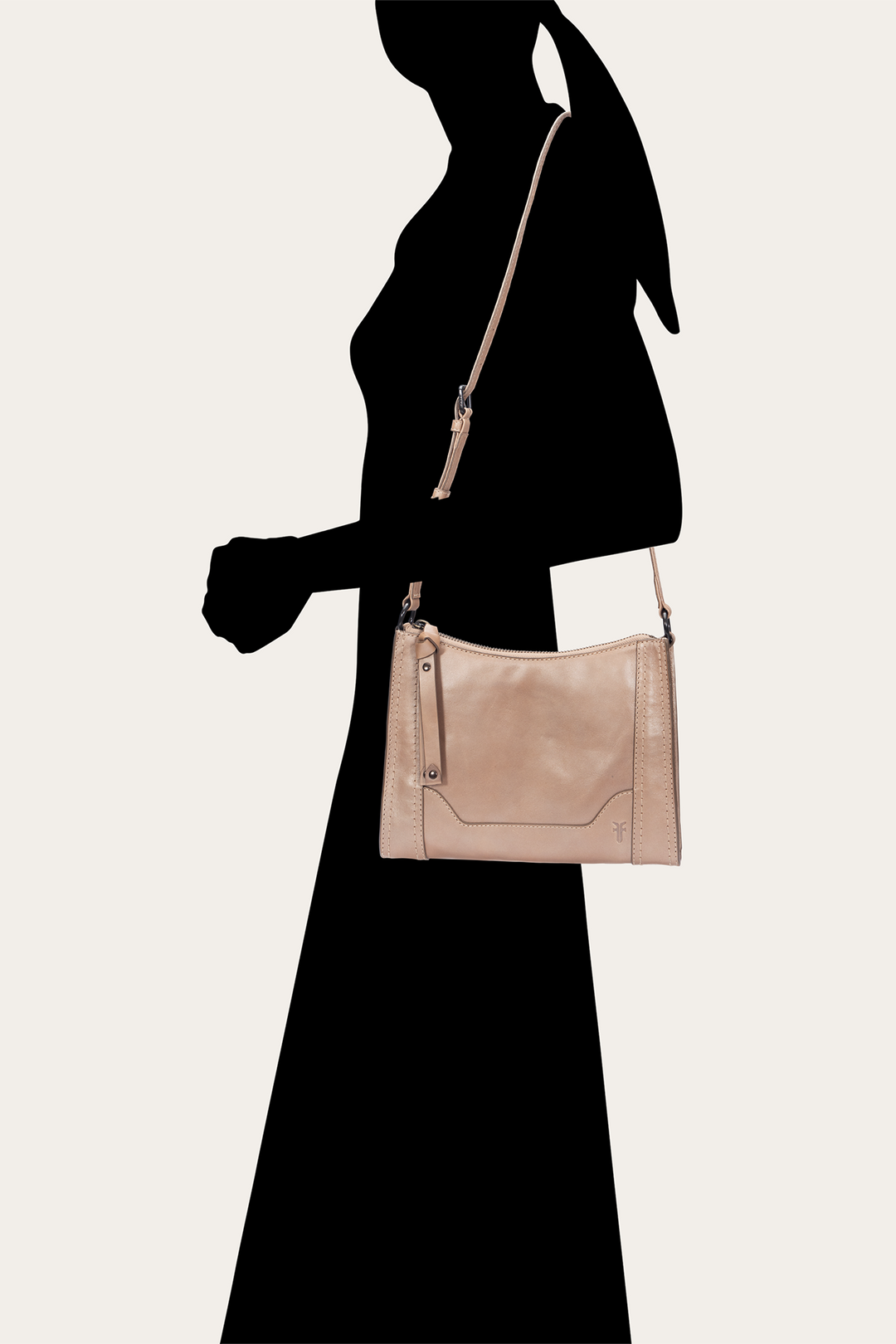 Light Bronze Melissa Zip Crossbody Light Bronze - Frye