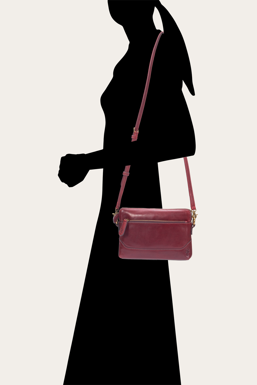 Berry Lacquer Melissa Crossbody Wristlet Berry Lacquer - Frye