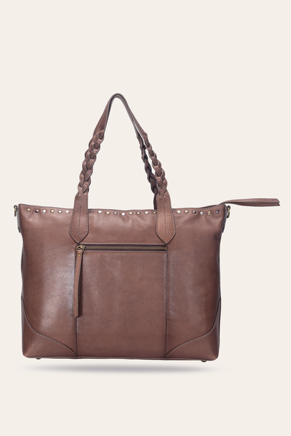 Soraya Dark Brown Shopper Dark Brown - Frye