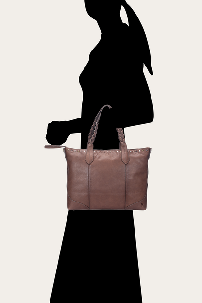 Soraya Dark Brown Shopper Dark Brown - Frye