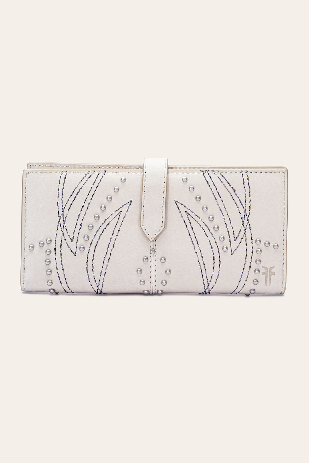Sara Oat Slim Wallet Oat - Frye