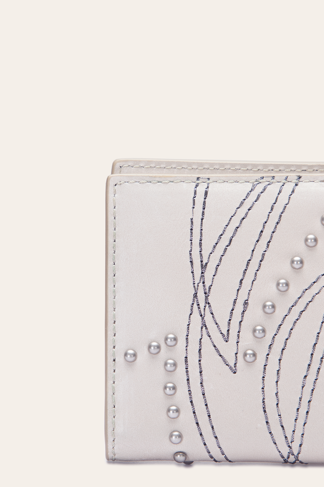 Sara Oat Slim Wallet Oat - Frye