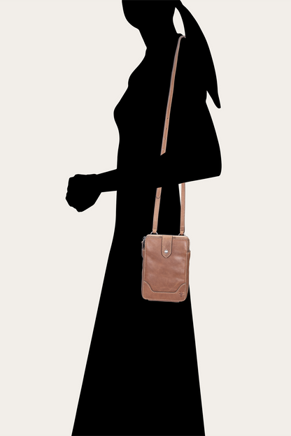 Melissa Beige Phone Crossbody Beige - Frye