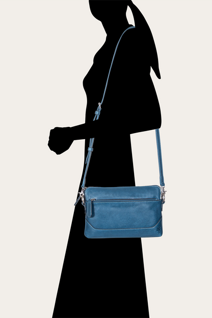 Melissa Steel Crossbody Wristlet Steel - Frye