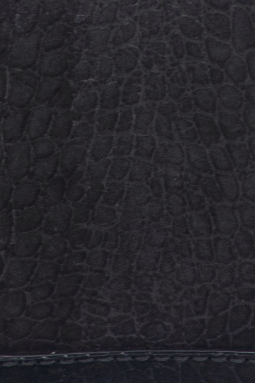 Melissa Black Sueded Croco Camera Black - Frye