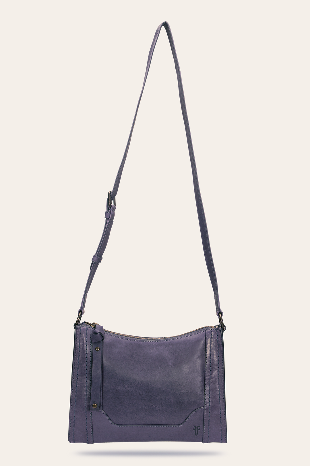 Melissa Eggplant Zip Crossbody Eggplant - Frye