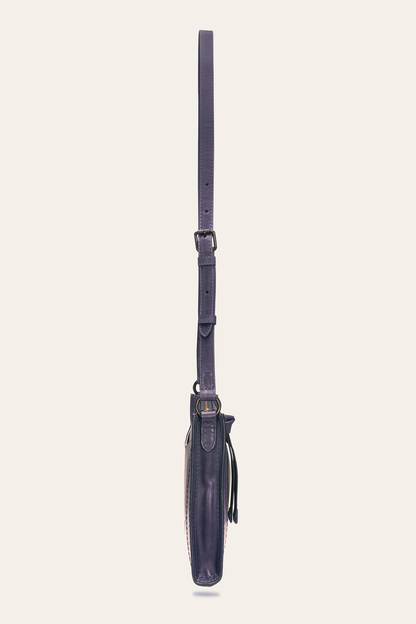 Melissa Eggplant Zip Crossbody Eggplant - Frye