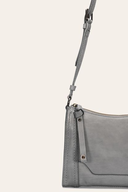 Melissa Zip Crossbody in Shadow Shadow - Frye