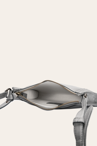Melissa Zip Crossbody in Shadow Shadow - Frye