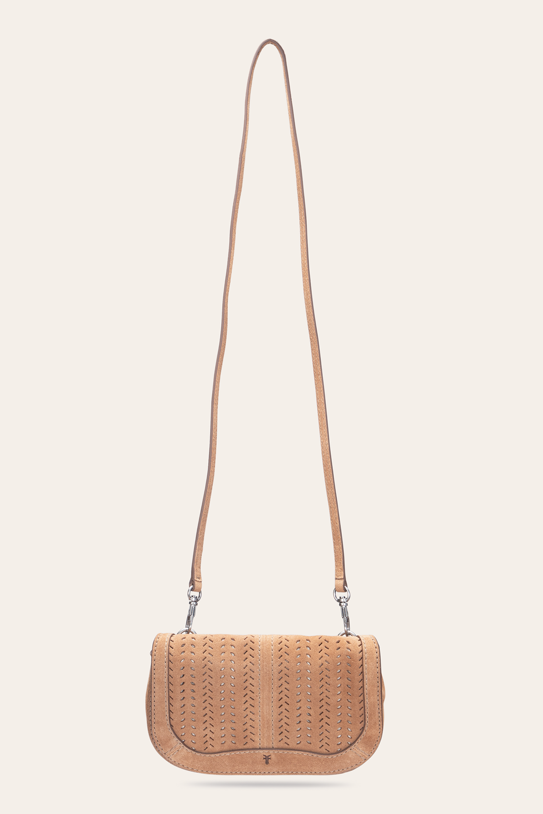 Stella Suede Wallet Crossbody in Beige Beige - Frye