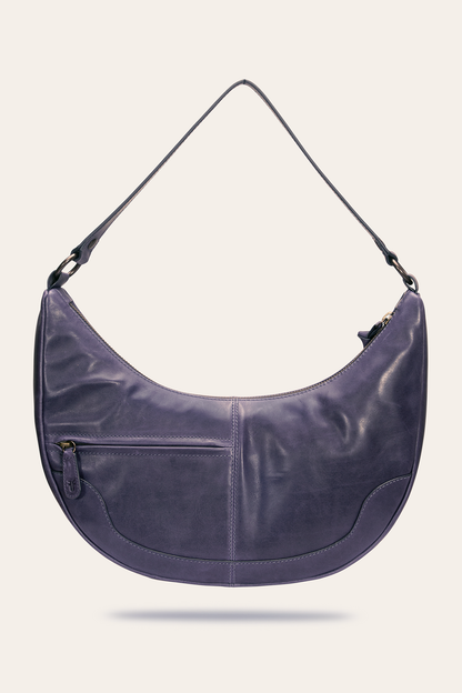 Melissa Crescent Hobo in Eggplant Eggplant - Frye