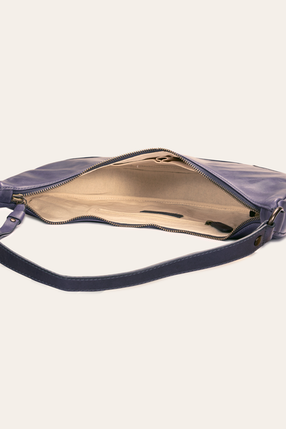 Melissa Crescent Hobo in Eggplant Eggplant - Frye