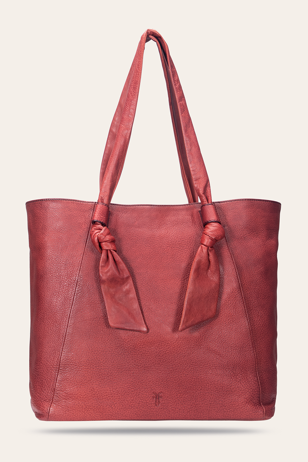 Nora Knotted Tote in Burgundy Burgundy - Frye