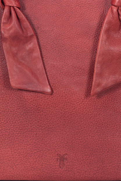 Nora Knotted Tote in Burgundy Burgundy - Frye