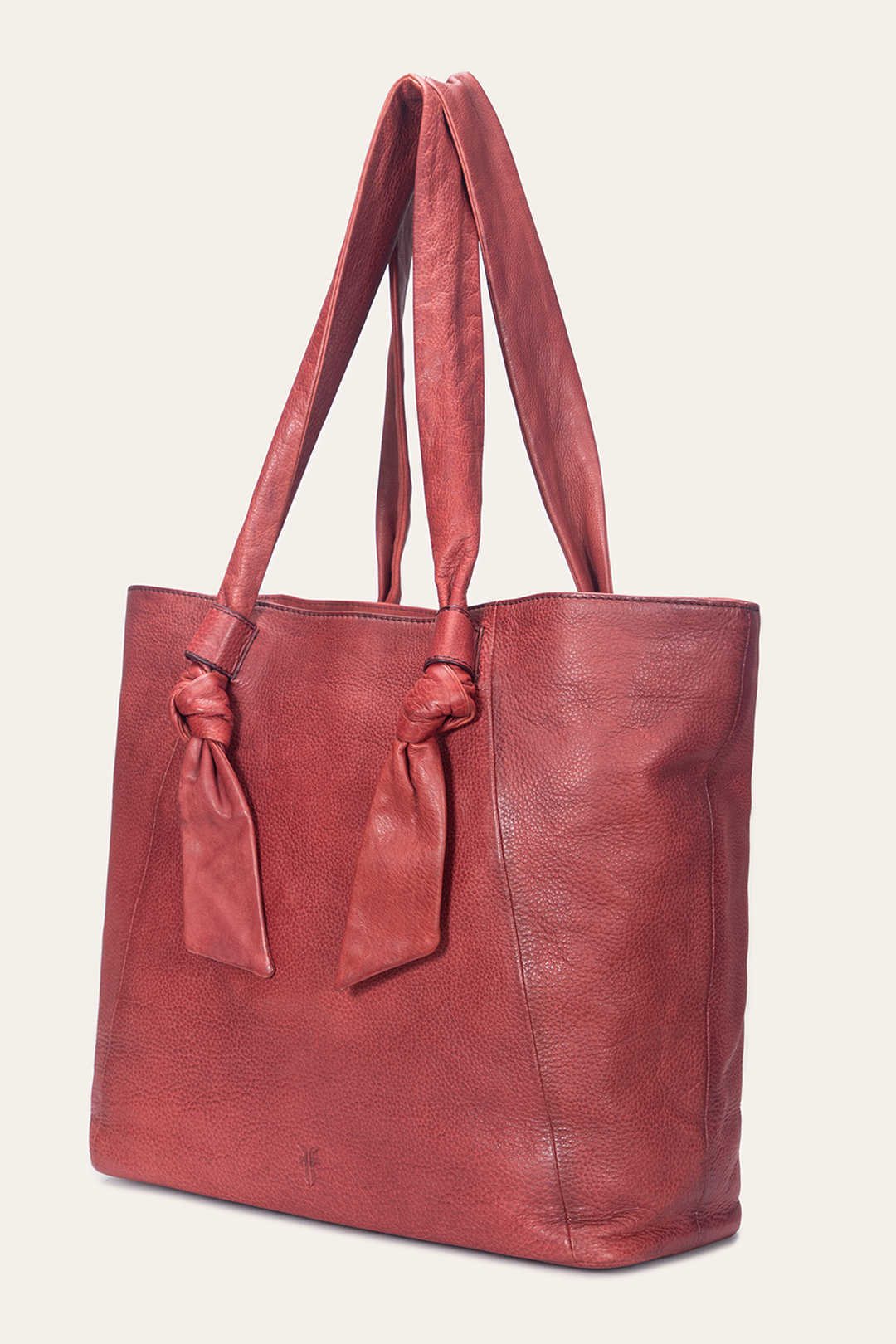 Nora Knotted Tote in Burgundy Burgundy - Frye
