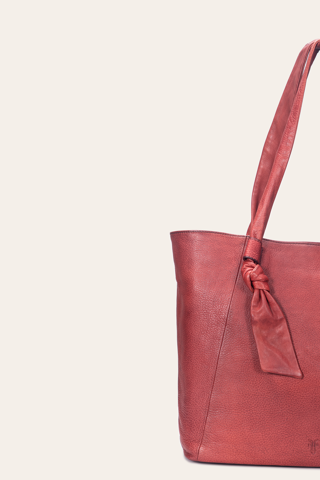 Nora Knotted Tote in Burgundy Burgundy - Frye