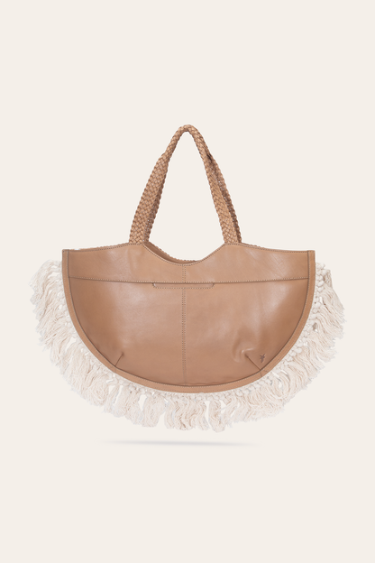 Women's Ella Tassel Tote Bag in Beige Beige - Frye