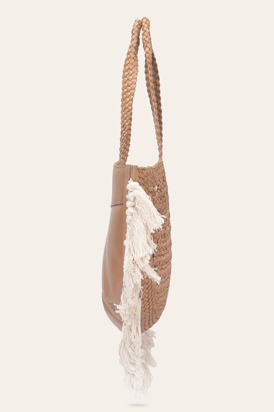 Women's Ella Tassel Tote Bag in Beige Beige - Frye