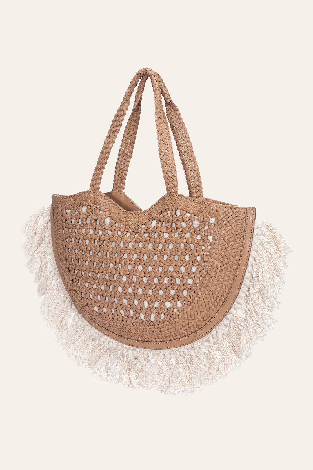 Women's Ella Tassel Tote Bag in Beige Beige - Frye