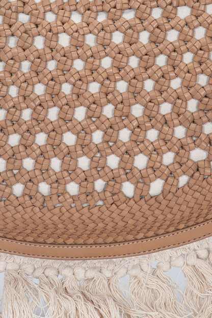Women's Ella Tassel Tote Bag in Beige Beige - Frye
