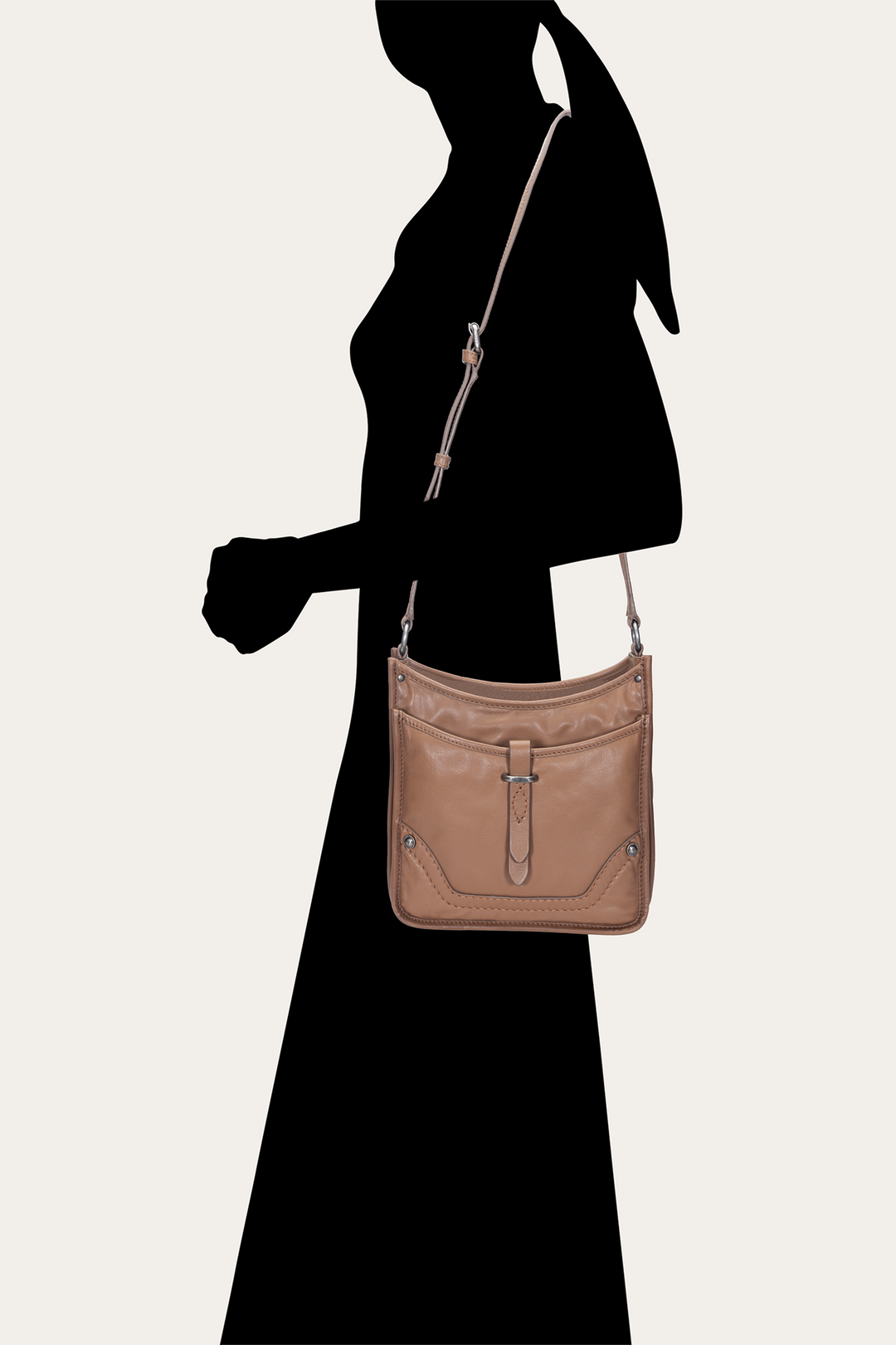 Women's Campus Crossbody Bag (Beige) Beige - Frye