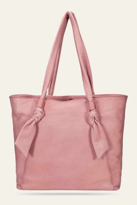 Women's Nora Knotted Tote Bag (Woodrose) Woodrose - Frye