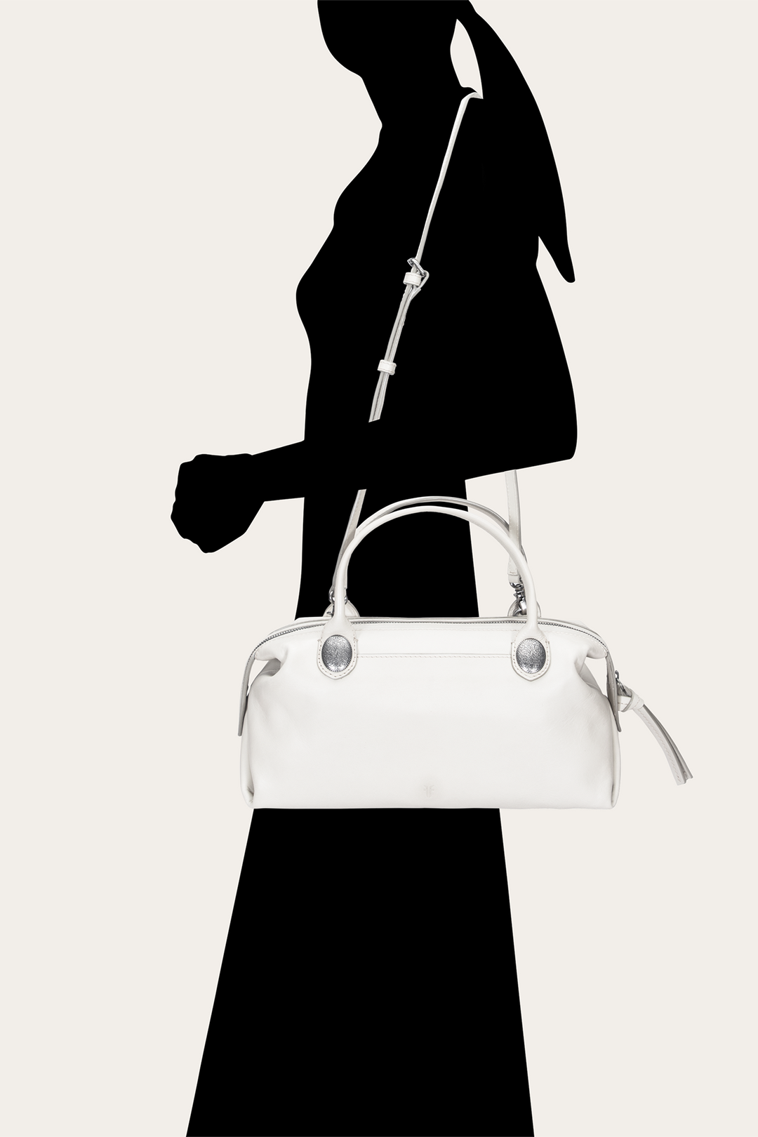Women's Cheyenne Small Satchel Bag (Oat) Oat - Frye