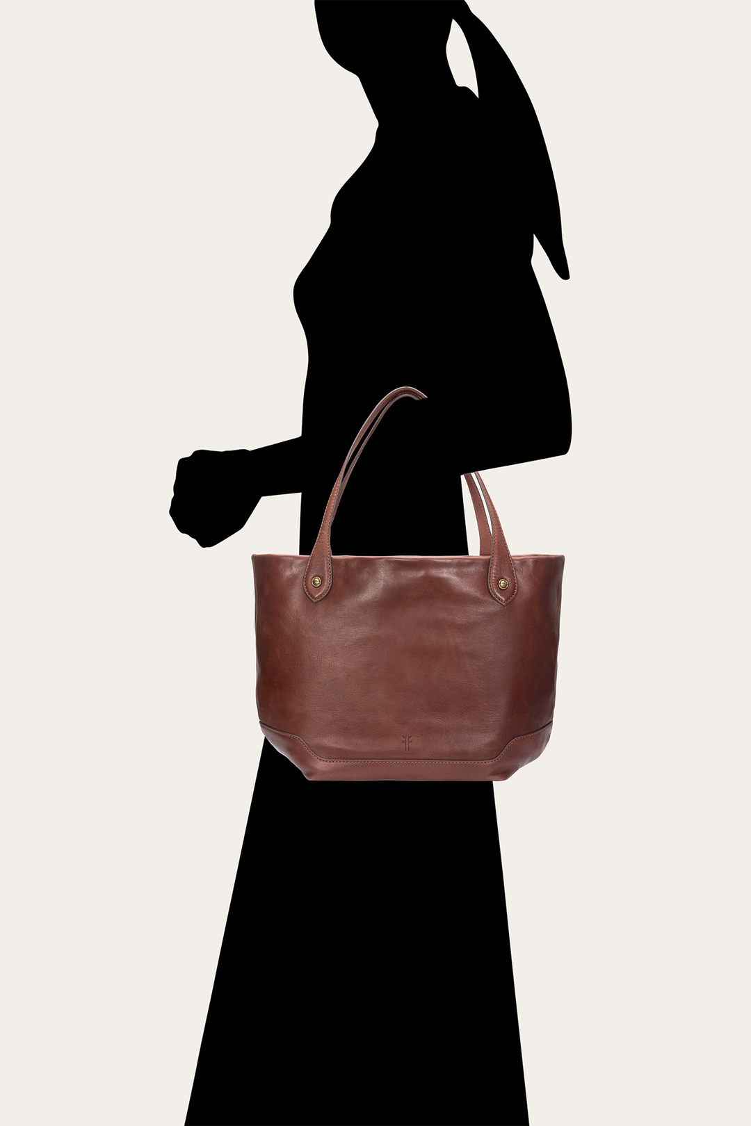 Kenzie Unlined Cognac Tote Cognac - Frye