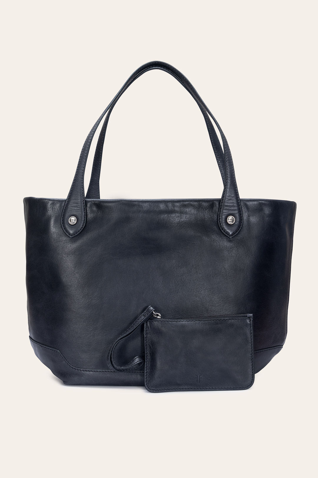 Kenzie Unlined Black Tote Black - Frye