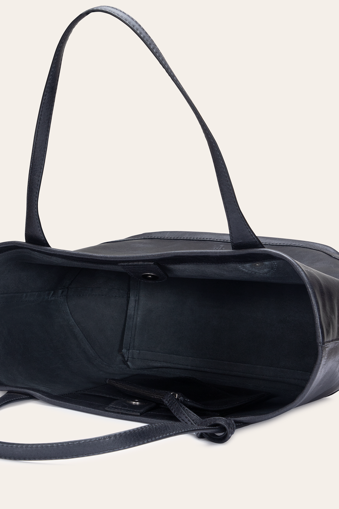 Kenzie Unlined Black Tote Black - Frye