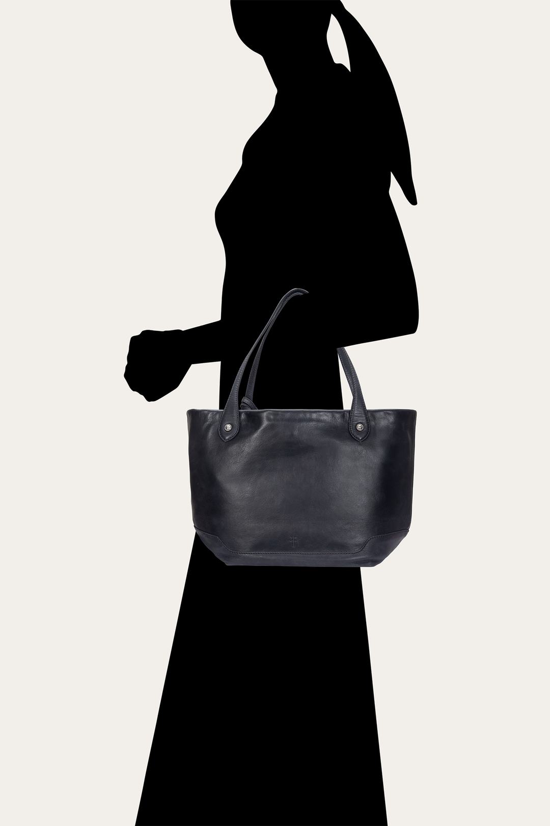 Kenzie Unlined Black Tote Black - Frye