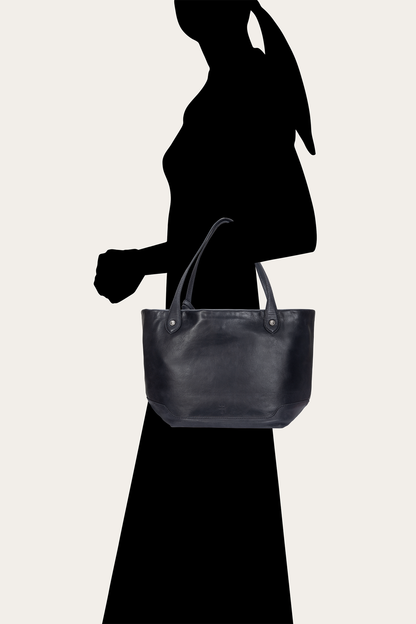 Kenzie Unlined Black Tote Black - Frye