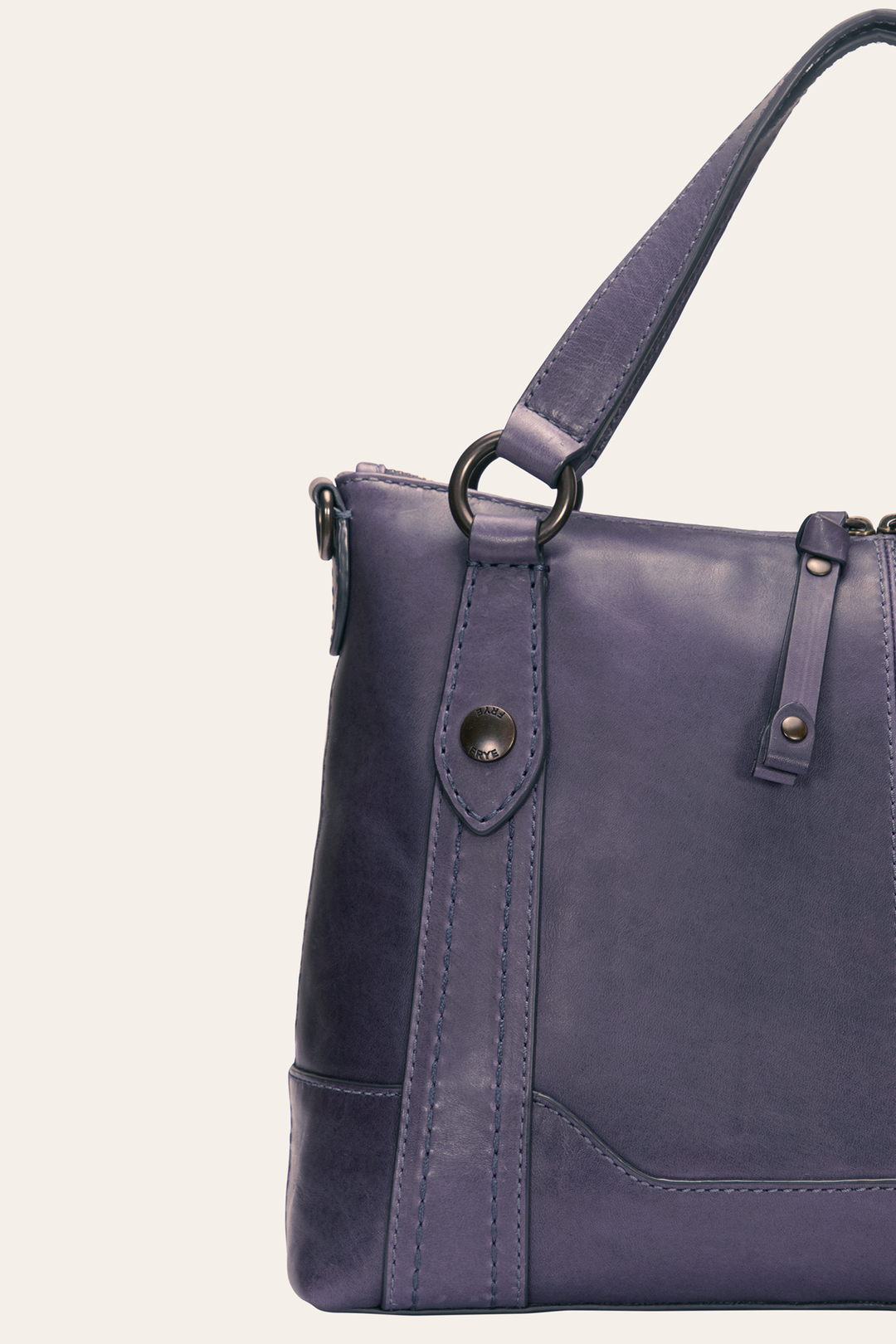 Melissa Eggplant Medium Satchel Eggplant - Frye