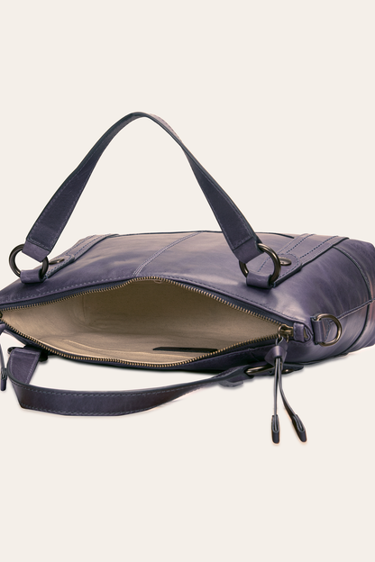 Melissa Eggplant Medium Satchel Eggplant - Frye