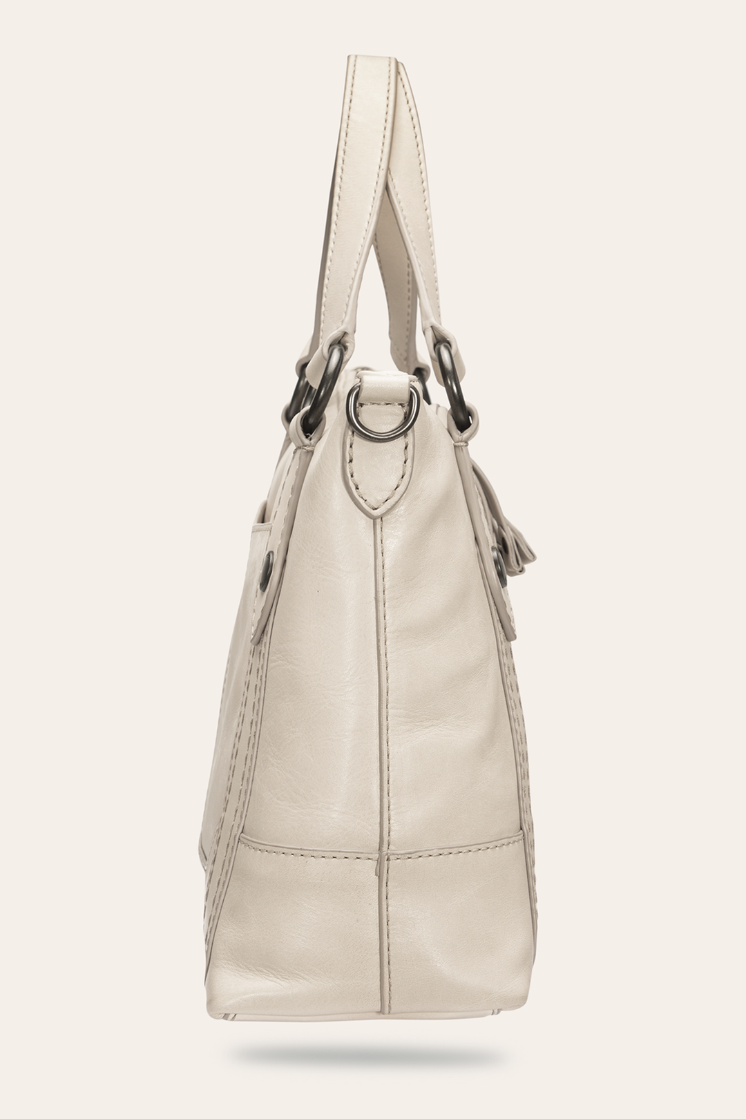 Melissa Nude Medium Satchel Nude - Frye